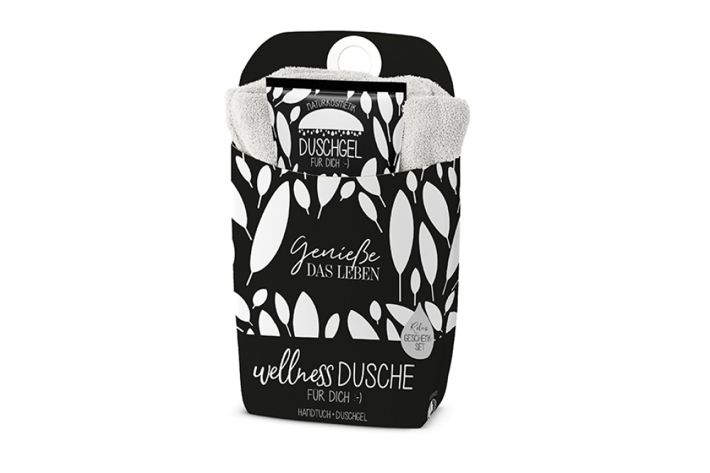 Wellness Dusche "Genieße das Leben" - Salt&Pepper